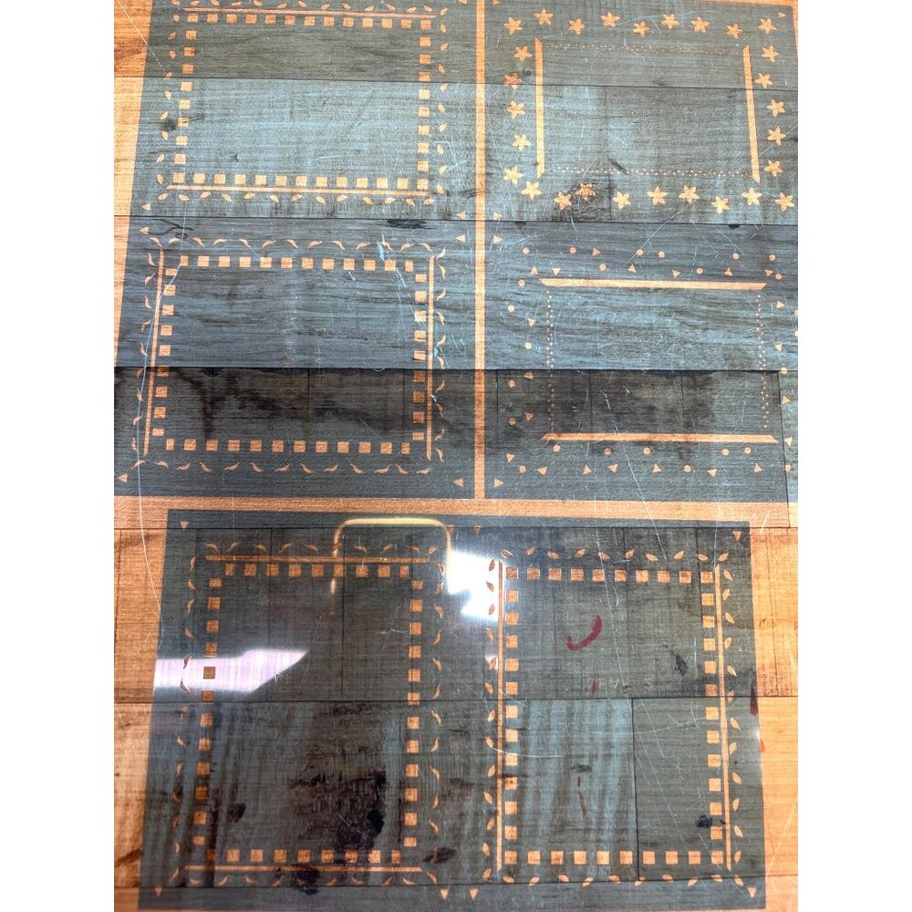 Set Of 3 Vintage-Inspired Transparent Stencils For DIY Crafts & Home Decor
